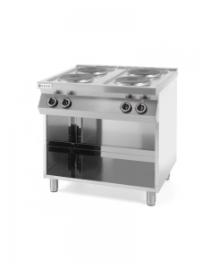 Плита електрична 4-х конфоркова Kitchen Line на відкритому модулі 226223 Hendi Stainless steel