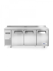 Стіл холодильний Kitchen Line 600 - 3-дверний, з бічним розташуванням агрегату 233382 Hendi Stainless steel