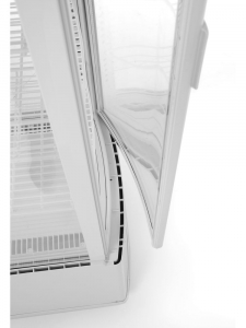 Вітрина холодильна, 280 л. 233696 Hendi ABS (Acrylonitril-butadieen-styrene);Double pane glass;PVC (Polyvinylchloride);Stainless steel