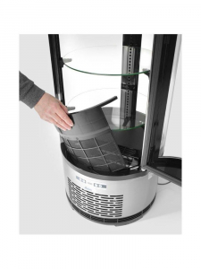 Вітрина холодильна кругла, 100 л, ø480x(H)1030 мм 233825 Hendi Stainless steel