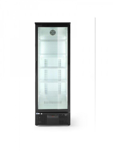 Шафа холодильна, 1-дверна, 293 л, 600x515x(H)1820 мм 233924 Hendi Aluminium;Chrome-plated;Hardened glass;Powder coated metal