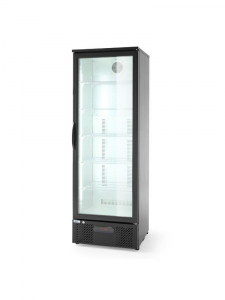 Шафа холодильна, 1-дверна, 293 л, 600x515x(H)1820 мм 233924 Hendi Aluminium;Chrome-plated;Hardened glass;Powder coated metal