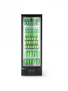 Шафа холодильна, 1-дверна, 293 л, 600x515x(H)1820 мм 233924 Hendi Aluminium;Chrome-plated;Hardened glass;Powder coated metal
