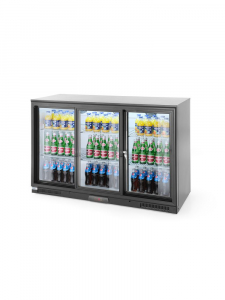 Шкаф холодильный, раздвижные дверцы 338 Л - 230V / 300W - 2/10˚C - 1335x500x(H)900 mm