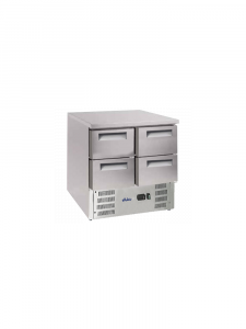 Холодильний стіл з 4 ящиками та нижнім агрегатом 236154 Hendi Stainless steel