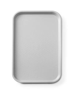 Піднос Fast Food поліпропіленовий GN 1/1, AmerBox, сірий, 878538, 530x325x(H)20мм