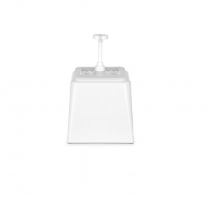 Диспенсер для соусів з помпою, HENDI, 2,5L, Білий, 230x210x(H)250mm 203545 Hendi ABS (Acrylonitril-butadieen-styrene)