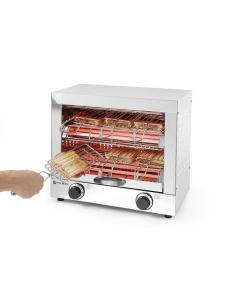 Тостер Milan-Toast + 6 затискачів для тостів, 3000 Вт 262214 Hendi Stainless steel