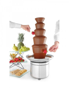 Шоколадний фонтан 5-ярусний - 230V / 265W - ø330x(H)700 mm 274156 Hendi Stainless steel