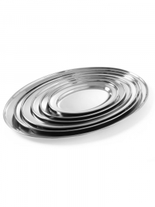 Блюдо для м'яса - овальне, 500x350 мм 404607 Hendi Stainless steel