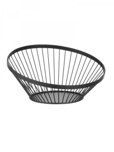 Кошик для фруктів чорний - ø280x(H)130 mm 427088 Hendi