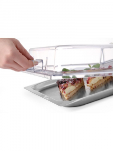 Кришка відкидна прозора - GN 1/1(H)76 мм 427415 Hendi PC (Polycarbonate)