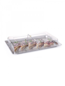 Кришка відкидна прозора - GN 1/1(H)76 мм 427415 Hendi PC (Polycarbonate)