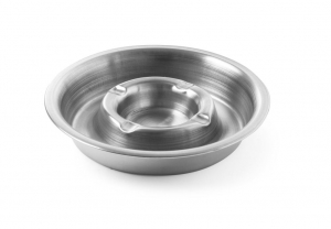 Попільничка з жолобом для попелу, Ø140x30 мм 440100 Hendi Stainless steel