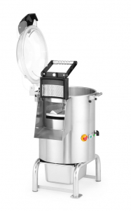 Картоплечистка Kitchen Line, 5 кг, HENDI, 230В/550Вт, 622х540х(В)802мм 229200 Hendi Stainless steel;PC (Polycarbonate)