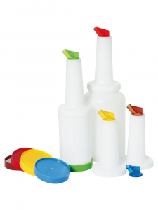 Диспенсер для бару – з 2 частин, 0,8 л – червоний 557600 Hendi PP (Polypropylene);PS (Polystyrene)