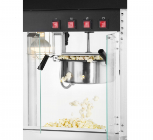 Апарат для приготування попкорну, HENDI, чорний, 230V/1500W, 560x420x(H)770mm 282762 Hendi Aluminium;Stal nierdzewna;Hartowany
