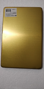 Піднос кондитерський - золотий, 300x200x(H)20 мм 808559 Hendi Aluminium