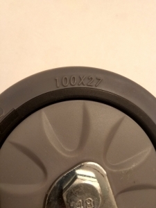 Колесо поворотне до візка 810002, 810101, 810606 810026