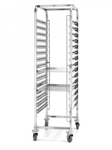Візок для лотків 15 x 600x400 мм 810651 Hendi Stainless steel