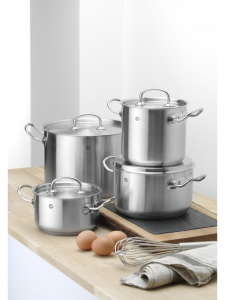 Кастрюля средняя с крышкой Kitchen Line, 1,70 л, Ø160x(H)95 мм