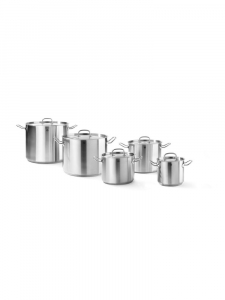 Каструля висока з кришкою Kitchen Line, 13,50 л, Ø280x(H)220 мм 837405 Hendi