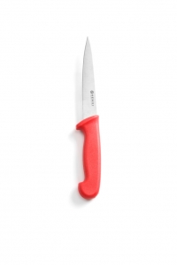 Ніж HACCP для філетування, червоний, 150 мм. 842522 Hendi PP (Polypropylene);Stainless steel