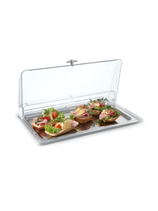 Кришка Rolltop прозора - GN 1/1(H)91 мм 866009 Hendi PC (Polycarbonate)
