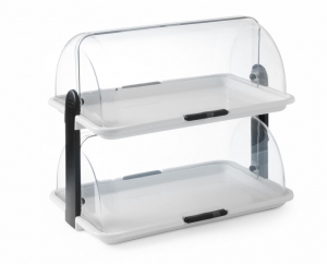 Вітрина подвійна, 465x310x(H)410 мм 871713 Hendi PP (Polypropylene);PS (Polystyrene)