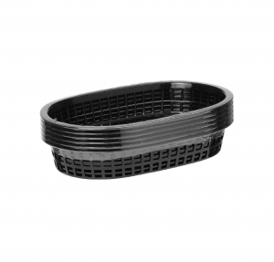 Кошик для хліба овальний, HENDI, Чорний, 6 pcs., 275x175x(H)38mm 426890 Hendi PP (Polypropylene)