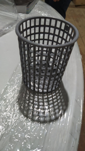 Кошик для столових приборів, круглий CKA--0035 Gastro Plast PP Сірий