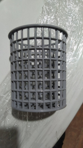 Кошик для столових приборів, круглий CKA--0035 Gastro Plast PP Сірий