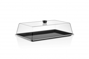 Кришка-купол 420х270, сумісна з GFT--0017BL GF--0017 Gastro Plast PC Прозорий