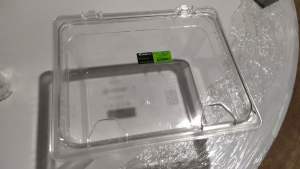 Відкидна кришка для GNPC 1/2 виріз з права GNPLM--0012 Gastro Plast PC Прозорий