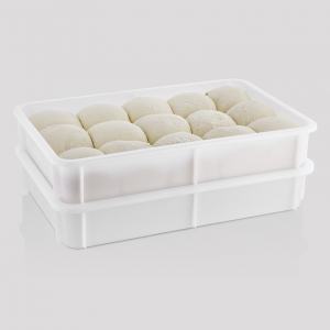 Контейнер для тіста для піци 600*400*100 мм  (PP) GPH--00100 Gastro Plast PP Білий