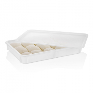 Контейнер для тіста для піци 600*400*100 мм  (PP) GPH--00100 Gastro Plast PP Білий