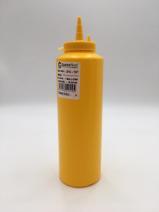 Диспенсер для соусів 750 мл. (жовтий) GPSC--00750Y Gastro Plast PE Жовтий, з ковпачком
