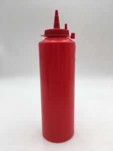 Диспенсер для соусів 500 мл. (червоний) GPSC--00500R Gastro Plast PE Червоний, з ковпачком