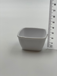 Рамекін для соусу-джему квадратний 50мл., 5х5см, білий GS--0003W Gastro Plast PC Білий