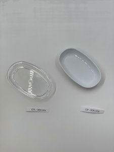 Кришка овальної тарілки, підходить для GP-00K14W GPL--00K14tr Gastro Plast PC Прозорий