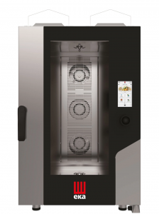 Конвекційно-парова газова духовка Millennial Touch Screen Gastro з системою очищення, 11x GN 1/1 - електронне управління, Tecnoeka, 17,5кВт, 730x850x(H)1230 мм MKF1111GTS Hendi Double pane glass;18/0 Stainless steel