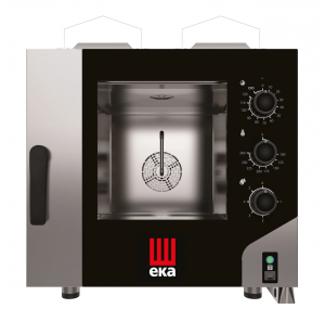 Конвекційно-парова газова духовка Millennial Smart Gastro, 5x GN 1/1 - електромеханічне управління, Tecnoeka, 9,3 кВт, 730x855x(H)801 мм MKF511GS Hendi Double pane glass;18/0 Stainless steel