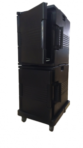 Термоконтейнер 600 TCB--00600 Gastro Plast PE Чорний