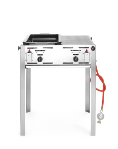 Гриль газовий Roast-Master Maxi 50/50, HENDI, 11kW, 850x675x(H)600мм 154540 Hendi