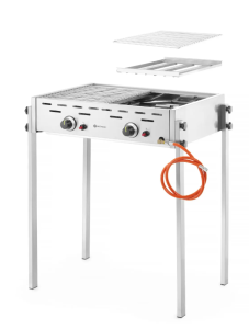 Гриль газовий Roast-Master Pro, HENDI, 11,6kW, 790x560x(H)900мм 148808 Hendi