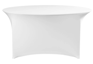 Скатертина, кругла для стола 810996, Білий, ⌀1500x(H)760мм 814512 Hendi