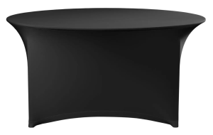 Скатертина, кругла для стола 810996, Чорний, ⌀1500x(H)760мм 814529 Hendi