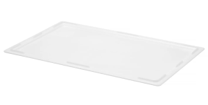 Кришка для контейнера для тіста GN 1/1, 530x325x(H)20мм, біла 880982 Hendi HDPE (High density Polyethylene)