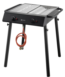 Газовий гриль Xantos Black, HENDI, Чорний, 9,5kW, 770x710x(H)870мм