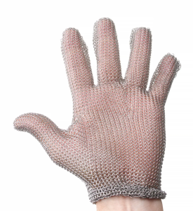 Кільчужна рукавичка від порізів Fix, Niroflex, (L) 220мм GS3811200000 Hendi Stainless steel